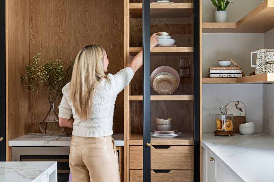 kitchen in small home by designer Lisa Kooistra